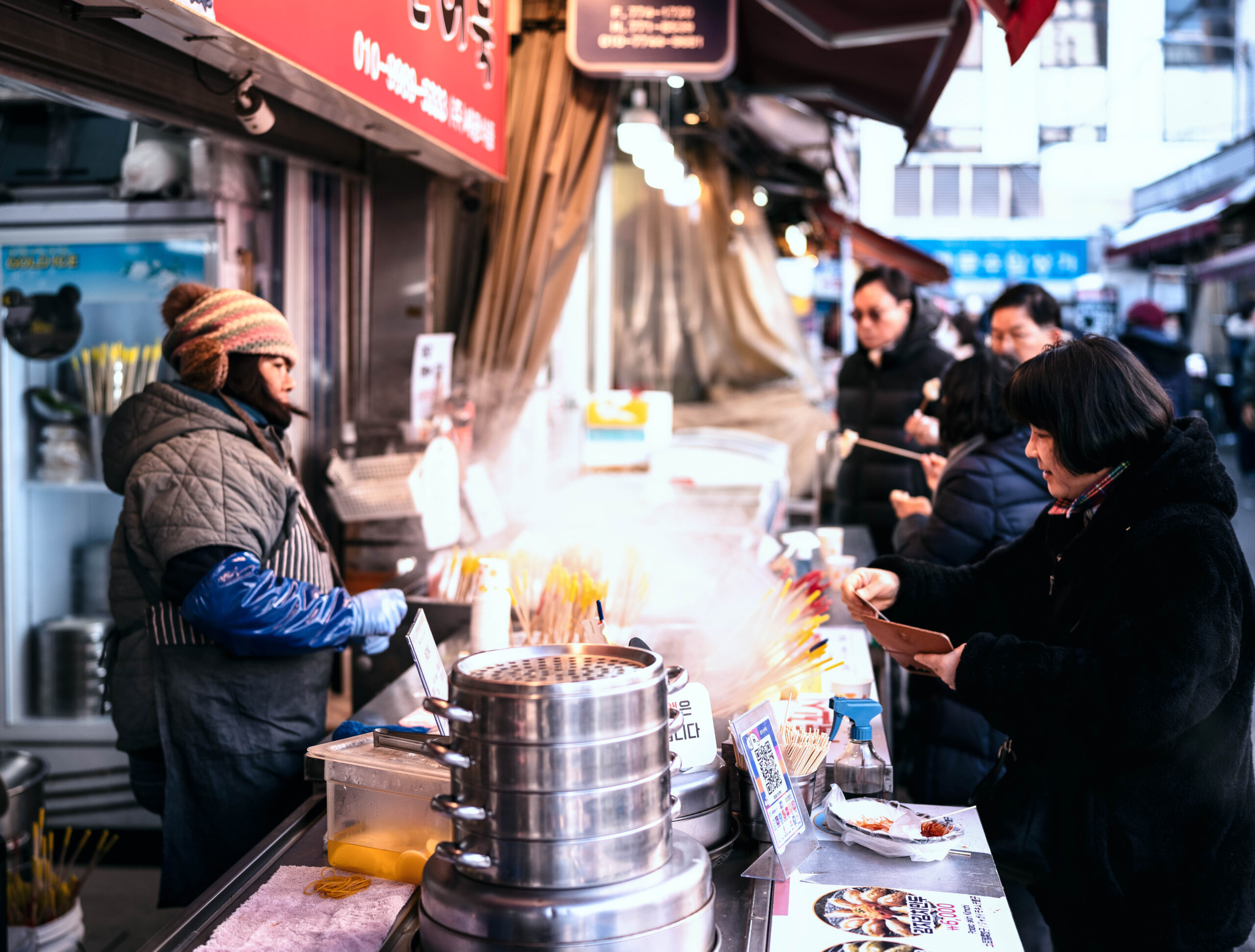 남대문시장 포장마차 먹거리 / 南大門市場屋台グルメ