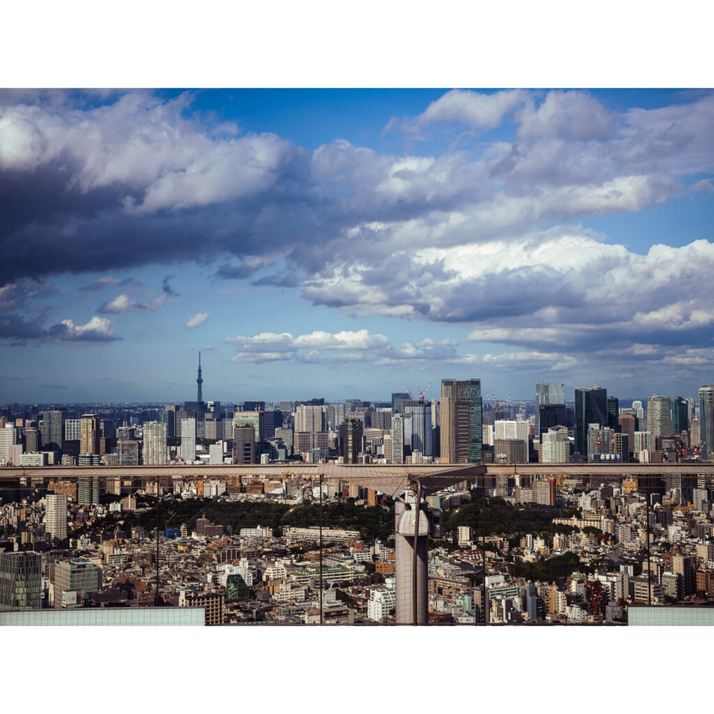 渋谷スカイ展望台から見下ろす東京の360度パノラマ風景